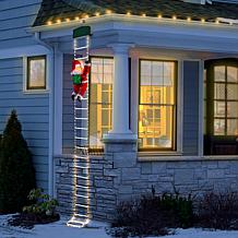 "As Is" Mr. Christmas 11' Rope Ladder Climbing Santa