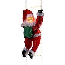 "As Is" Mr. Christmas 11' Rope Ladder Climbing Santa
