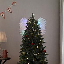 "As Is" Mr. Christmas Fiber Optic Angel Wing Tree Topper