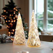 "As Is" Mr. Christmas Glass Tree Twinkle Effect 6-Hour Timer