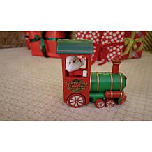 "As Is" Mr. Christmas Lit Musical Santa Train Circler