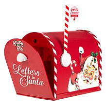 "As Is" Mr. Christmas Santa's Enchanted Mailbox with Notepad and Pen