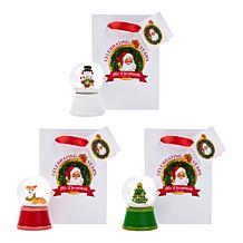"As Is" Mr. Christmas Set of 3 Nostalgic LED Snow Globes