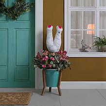 "As Is" Mr. Cottontail 14" Bunny Leg Kicker