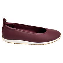 "As Is" Naturalizer Carla Leather Slip-On Sport Ballet Flat