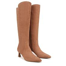 "As Is" Naturalizer® Tessa Wide Calf Genuine Leather Tall Shaft Bootie