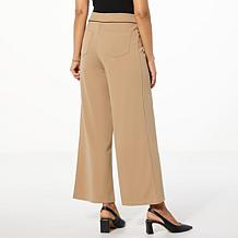 "As Is" Nina Leonard High Tech Crepe Trouser Pant