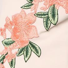 "As Is" Nina Leonard Sleeveless Jewel Neck High Tech Crepe Dress