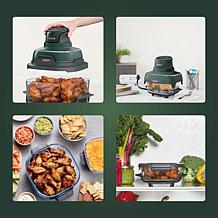 "As Is" Ninja Crispi 5-in-1 Glass Air Fryer with 3 Containers