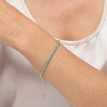 "As Is" Nomination Italy Sterling Silver Mesh and Crystal Bracelet