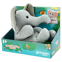 "As Is" Odyssey Toys Animatronic PlayWithMePlush Elephant