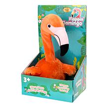 "As Is" Odyssey Toys Animatronic PlayWithMePlush Flamingo