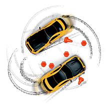 "As Is" Odyssey Toys Drift All Day RC Car with Cone Course