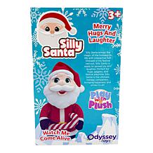 "As Is" Odyssey Toys PlayWithMePlush Silly Santa