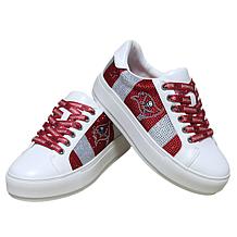 "As Is" Officially Licensed NFL Lace-Up Sparkle Sneaker by Cuce Sho...