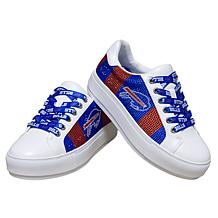 "As Is" Officially Licensed NFL Lace-Up Sparkle Sneaker by Cuce Sho...