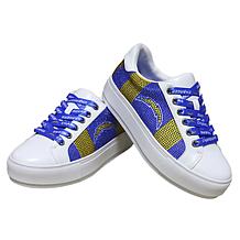 "As Is" Officially Licensed NFL Lace-Up Sparkle Sneaker by Cuce Sho...