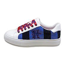 "As Is" Officially Licensed NFL Lace-Up Sparkle Sneaker by Cuce Sho...
