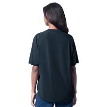 "As Is" Officially Licensed NFL Women's Sequin Top by Glll - Housto...