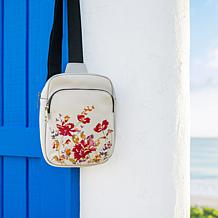 "As Is" Patricia Nash Andros Leather Sling Bag