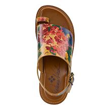 "As Is" Patricia Nash Angelica Leather Slingback Sandal