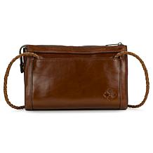 "As Is" Patricia Nash Civo Woven Leather Crossbody Bag