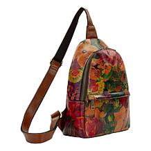 "As Is" Patricia Nash Ennis Leather Sling