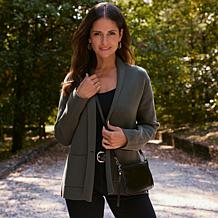 "As Is" Patricia Nash Laurina Leather Crossbody with Wristlet Strap