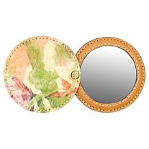 "As Is" Patricia Nash Liscia Leather Mirror Key Fob