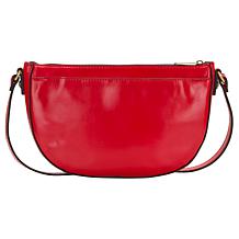 "As Is" Patricia Nash Melanie Leather Crescent Hobo Crossbody Bag