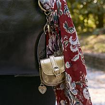 "As Is" Patricia Nash Micro Barcelona Bag Leather Key Chain