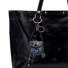 "As Is" Patricia Nash Micro Barcelona Bag Leather Key Chain