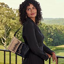 "As Is" Patricia Nash Milo Twisted Braid Leather Shoulder Bag