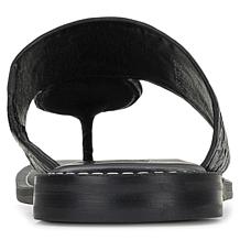 "As Is" Patricia Nash Niki Leather Compass Medallion Sandal
