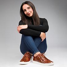 As Is Patricia Nash Uma Leather Sneaker