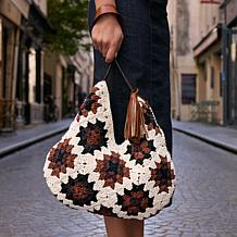 "As Is" Patricia Nash Veronique Cotton Hobo Shoulder Bag