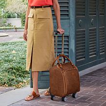 "As Is" Patricia Nash Vitalia Spinner Wheel Underseater Travel Bag