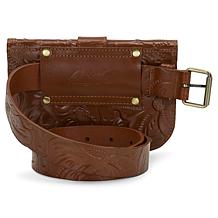 "As Is" Patricia Nash Vitrolles Leather Belt Bag