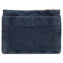 "As Is" Patricia Nash Yvette Denim Clutch Crossbody Bag