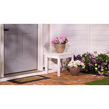 "As Is" Plow and Hearth Leaf Embossed 9 Planters - Set of 2