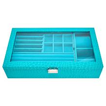 "As Is" Prestige™ Anti-Tarnish Croco-Embossed "Everything-in-1" Jew...