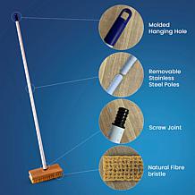 "As Is" Professor Amos 8" Tampico Brush and 52" Metal Pole