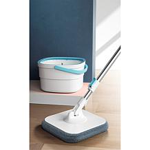 "As Is" Professor Amos Mighty Mop with Spin, Scrub and Rinse Design