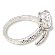 "As Is" Radiance by Absolute™ 3.60ctw Round Solitaire Wrap Ring