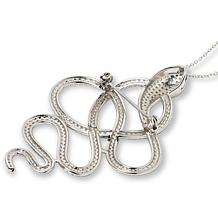 "As Is" Radiance by Absolute™ 5.18ctw Snake Pin/Pendant with 19" Chain