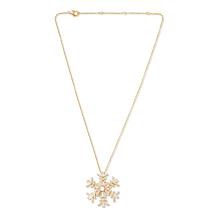 "As Is" Radiance by Absolute™ 7.88ctw Snowflake Pin/Pendant with Chain