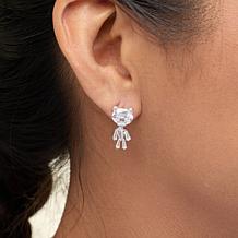 "As Is" Radiance by Absolute™ 9ctw Dancing Bear Stud Earrings