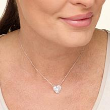 "As Is" Radiance by Absolute™ Floating Stne Solitaire Pendant w/ Chain