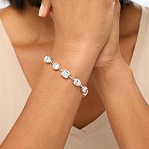 "As Is" Radiance by Absolute™ Mixed Cut Bezel-Set Tennis Bracelet