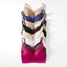 "As Is" Rhonda Shear 2-pack Gel Bra with Scalloped Edge Detail